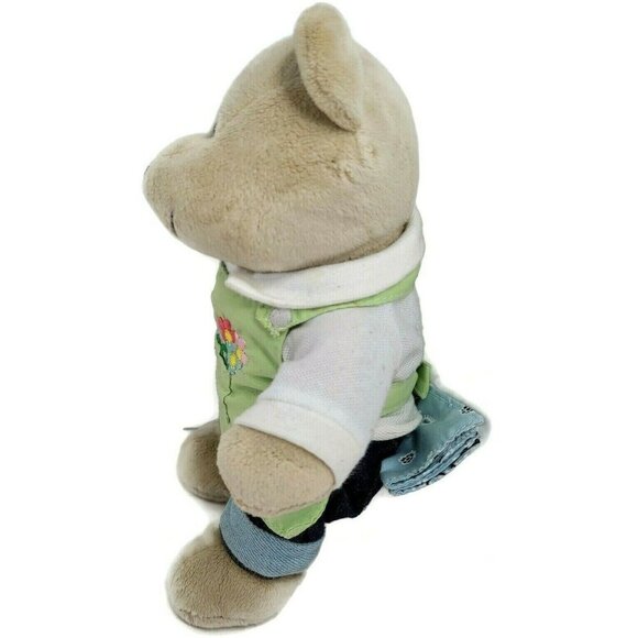Starbucks Bearista Bear Gardener 10'' Jeans Apron Plush Stuffed Toy 47th Ed 2006 - Picture 4 of 9